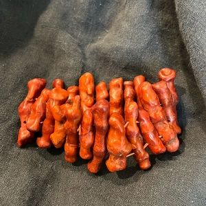 Vintage coral style elastic bracelet